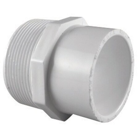 Charlotte Pipe And Foundry PVC021100800 Reducing Adapter Schedule 40PVC1MPT 0.75 in. S, 25PK 44887